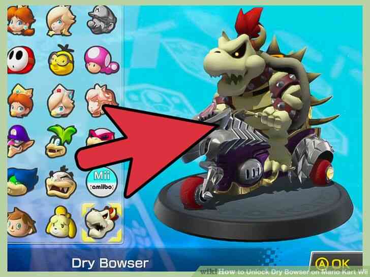 Image intitulée Déverrouiller Dry Bowser Mario Kart Wii Étape 1
